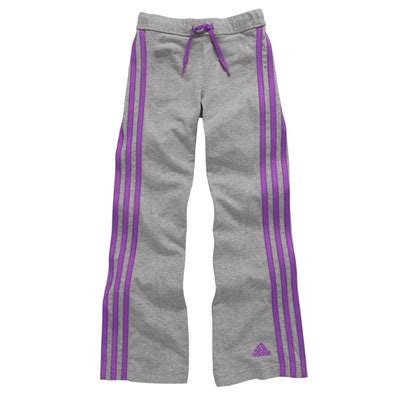 Adidas LG Easy Training Jazzpant medium grey heather/ultra purple